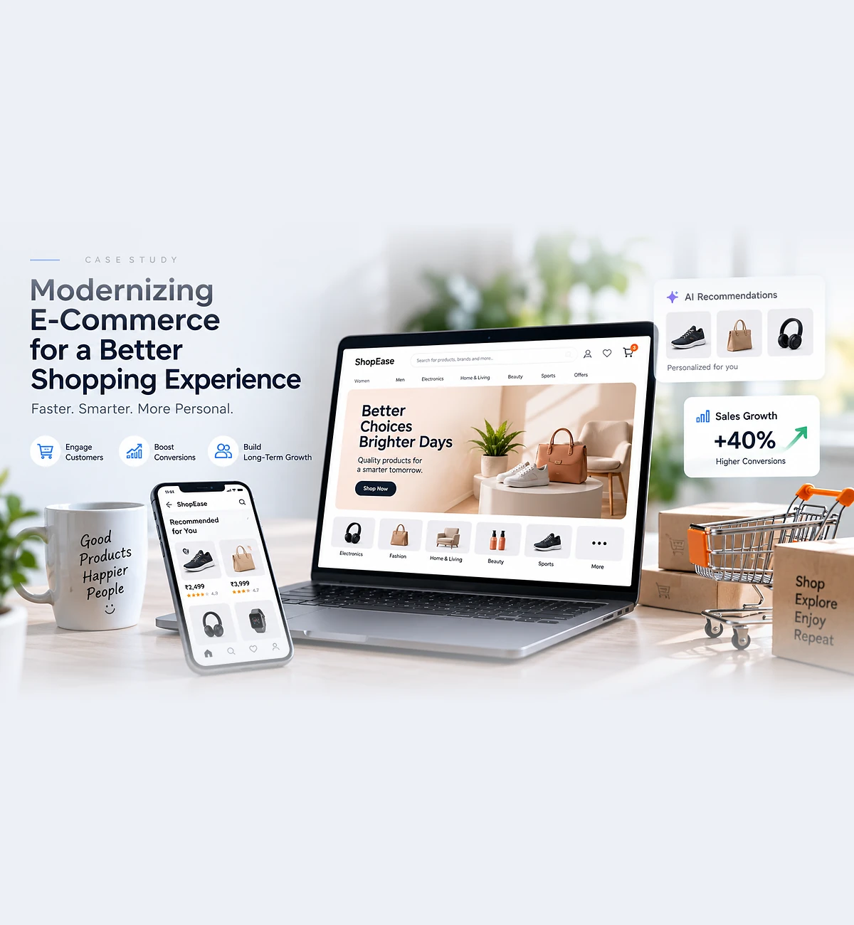 AI-powered e-commerce platform built by mTouch Labs