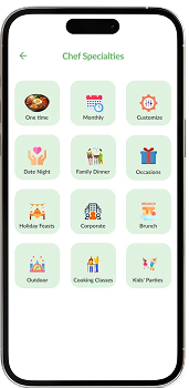 Chef App Screen 2