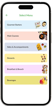 Chef App Screen 4