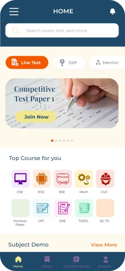 E-learning app screen 3