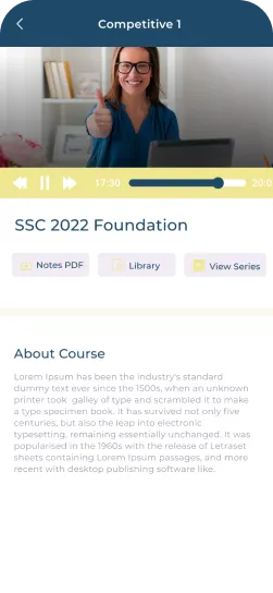 E-learning app screen 5