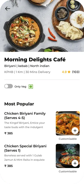 food delivery app development